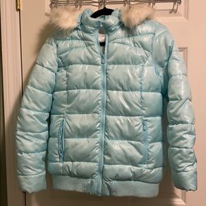 Justice jacket with fur lined hood